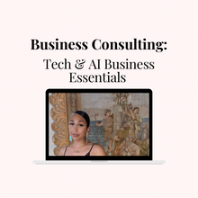 Website Creation & Design Services + Business Consulting: Tech & AI Business Essentials Program