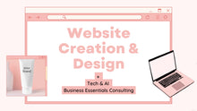 Website Creation & Design Services + Business Consulting: Tech & AI Business Essentials Program