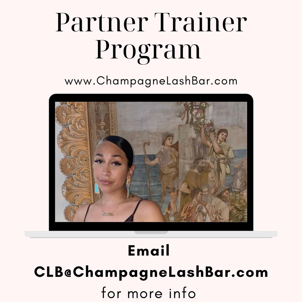 Apprentice Lash Trainer/ Partner Lash Trainer Program  (Pay in Full)